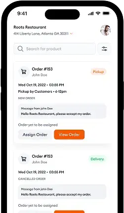 Manage Your Orders With Few Clicks